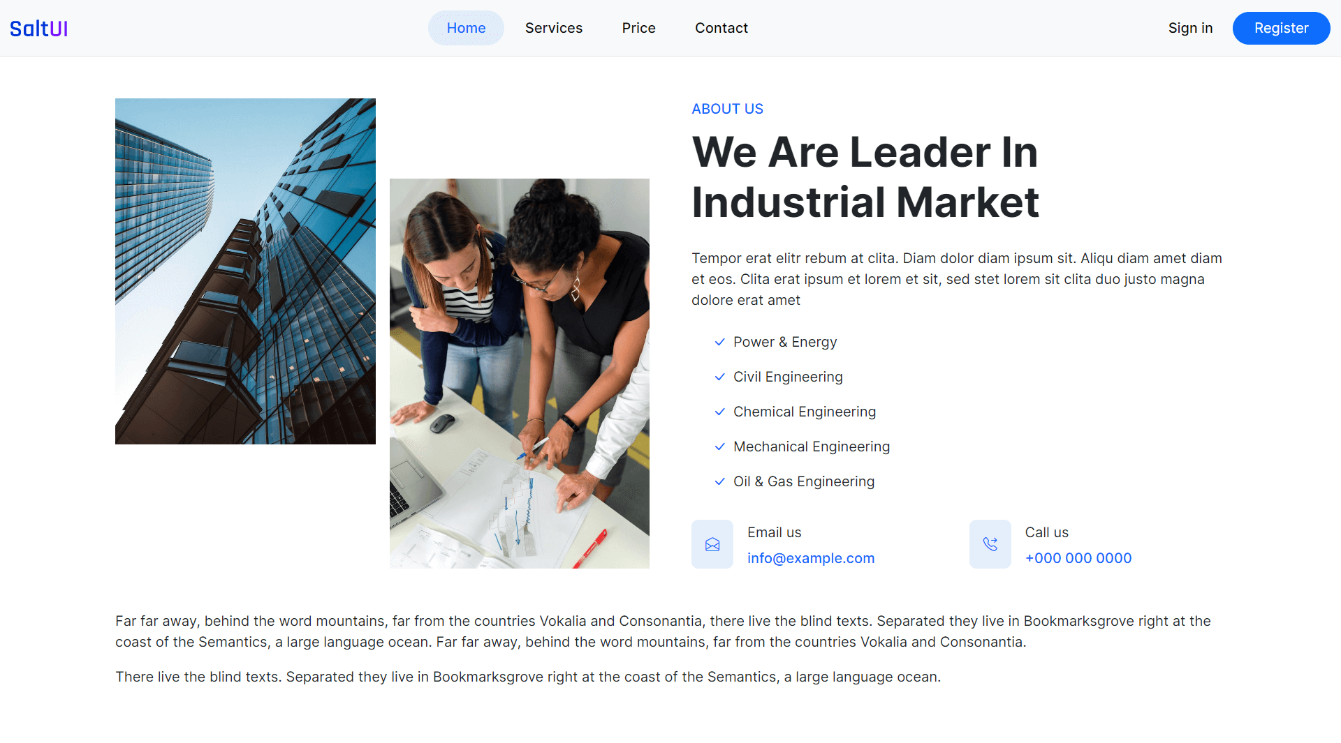 About us page - 2