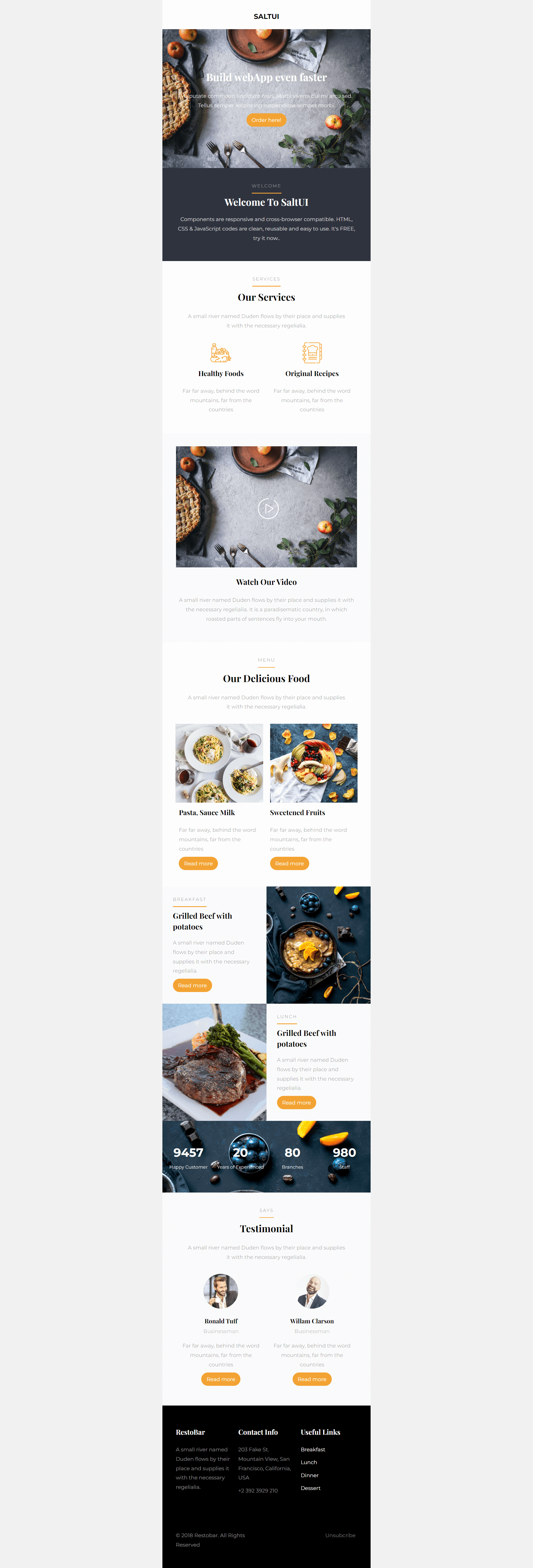 Email template - 1