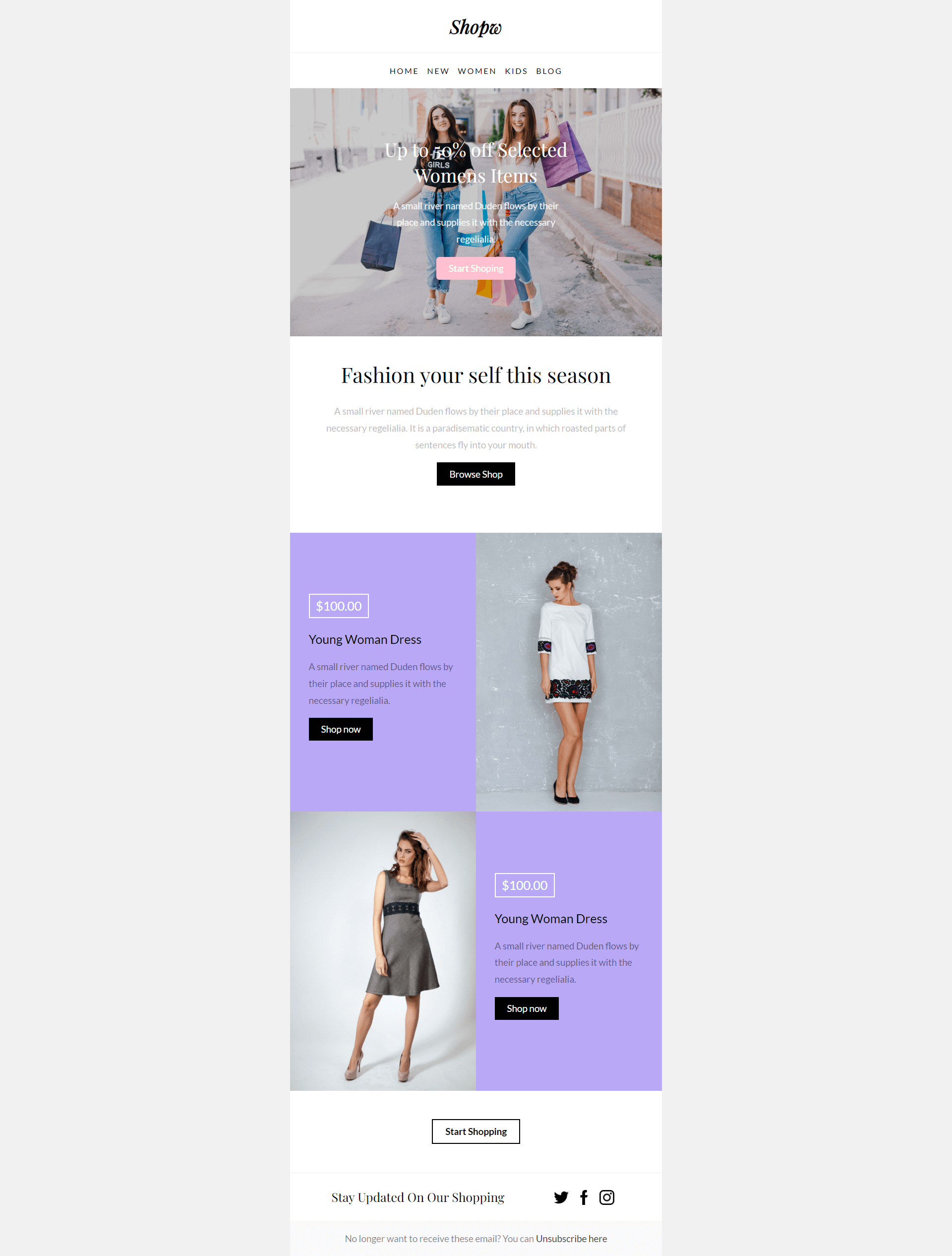 Email template - 2