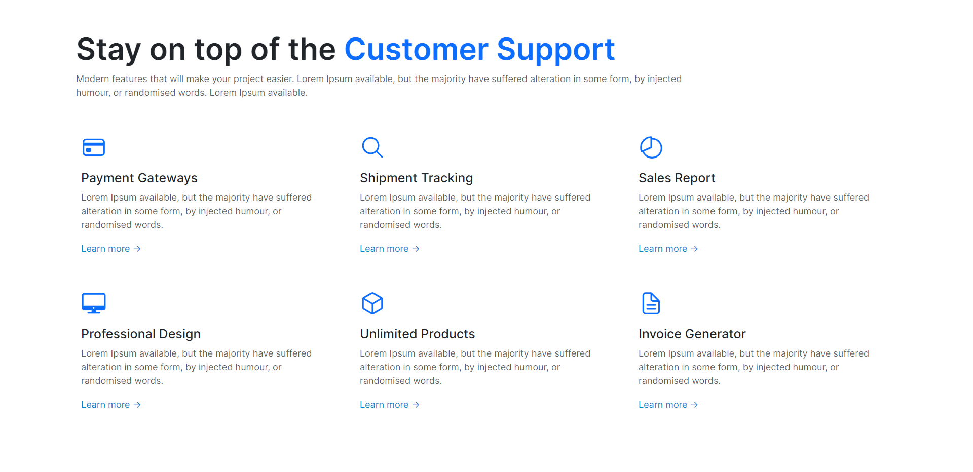 Feature component - 16
