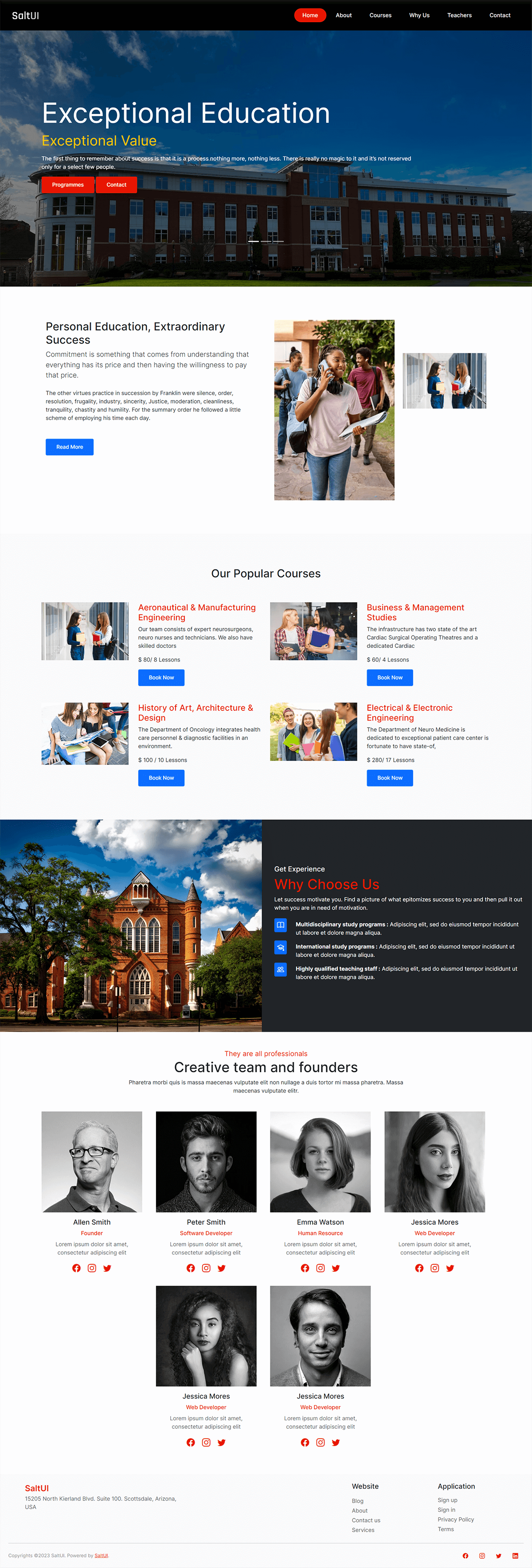 Landing page template - 5