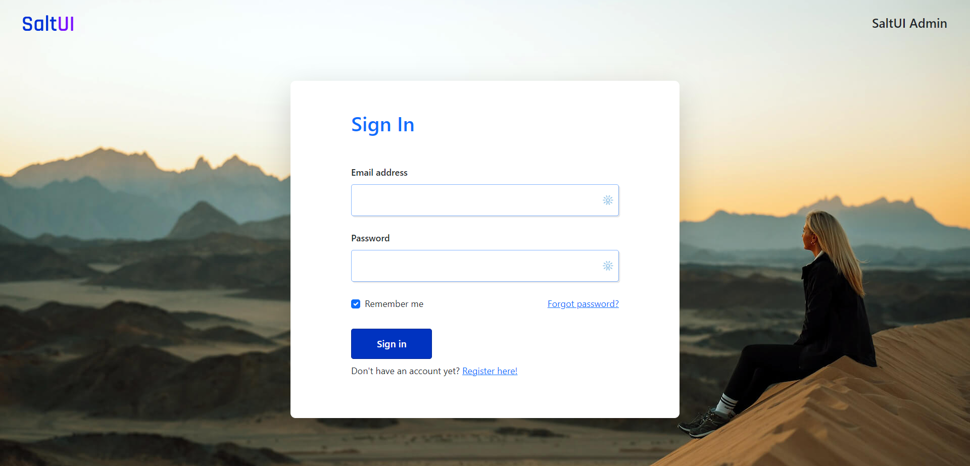 Login component - 1